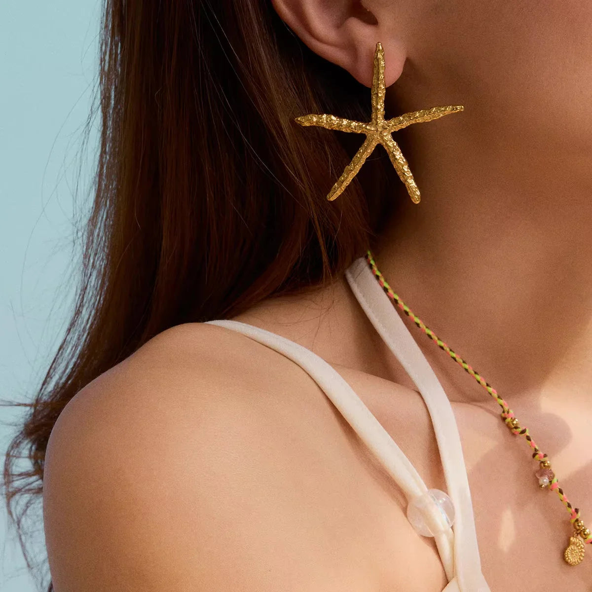 [ElanLuxe]Claudia Gold Starfish Earrings