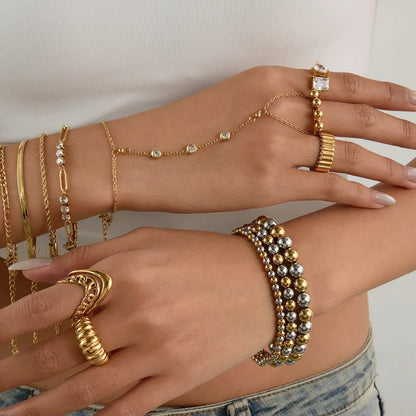 [ElanLuxe]Leona Diamond Hand Chain