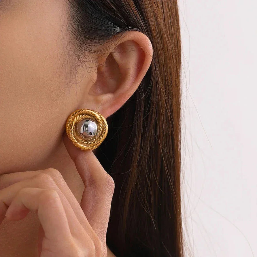 [ElanLuxe]Ariadne Gold Earrings