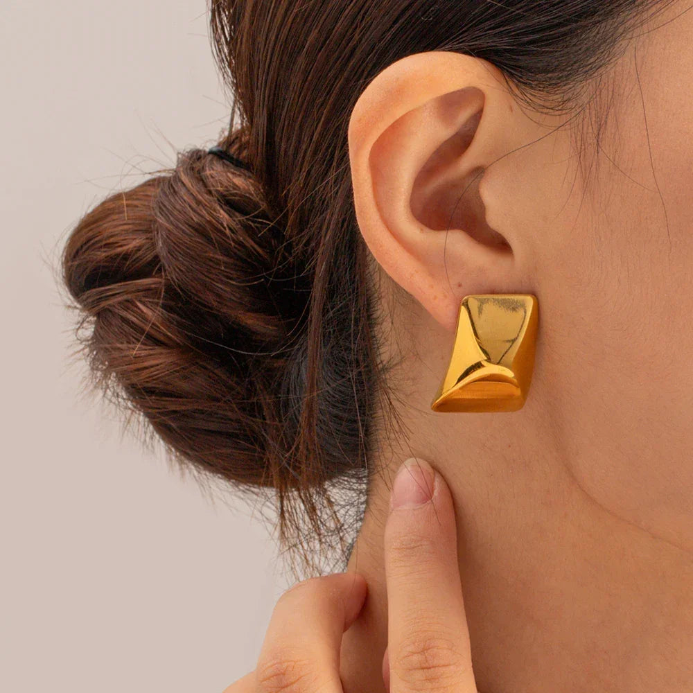 [ElanLuxe]Elsie Gold Earrings