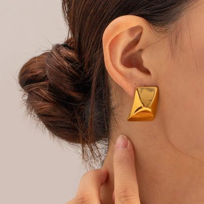 [ElanLuxe]Elsie Gold Earrings