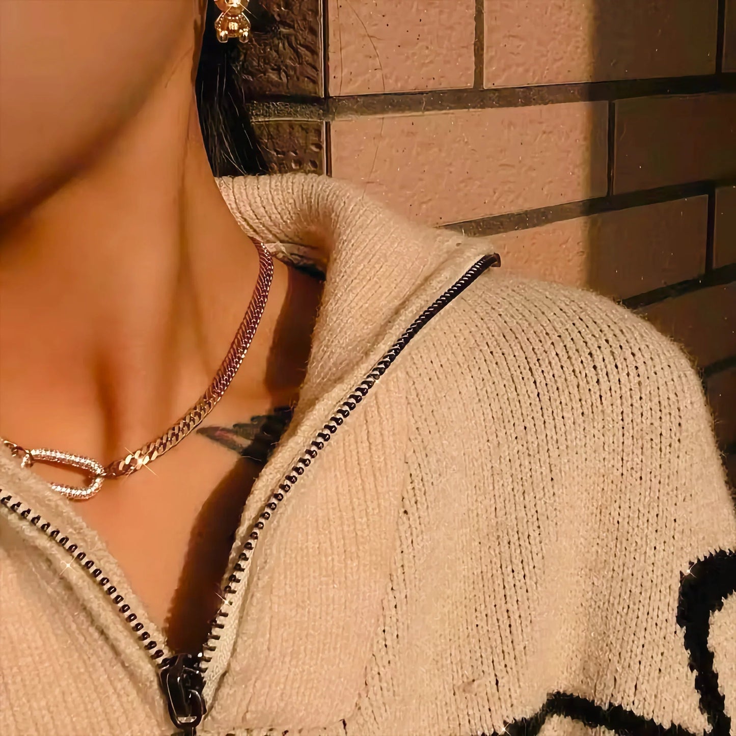 [ElanLuxe]Kleo Diamond Choker