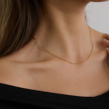 [ElanLuxe]Amy Linked Chain Gold Necklace