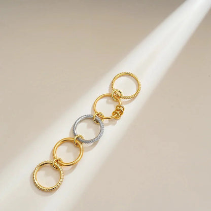 [ElanLuxe]Blaise Stacked Diamond Ring