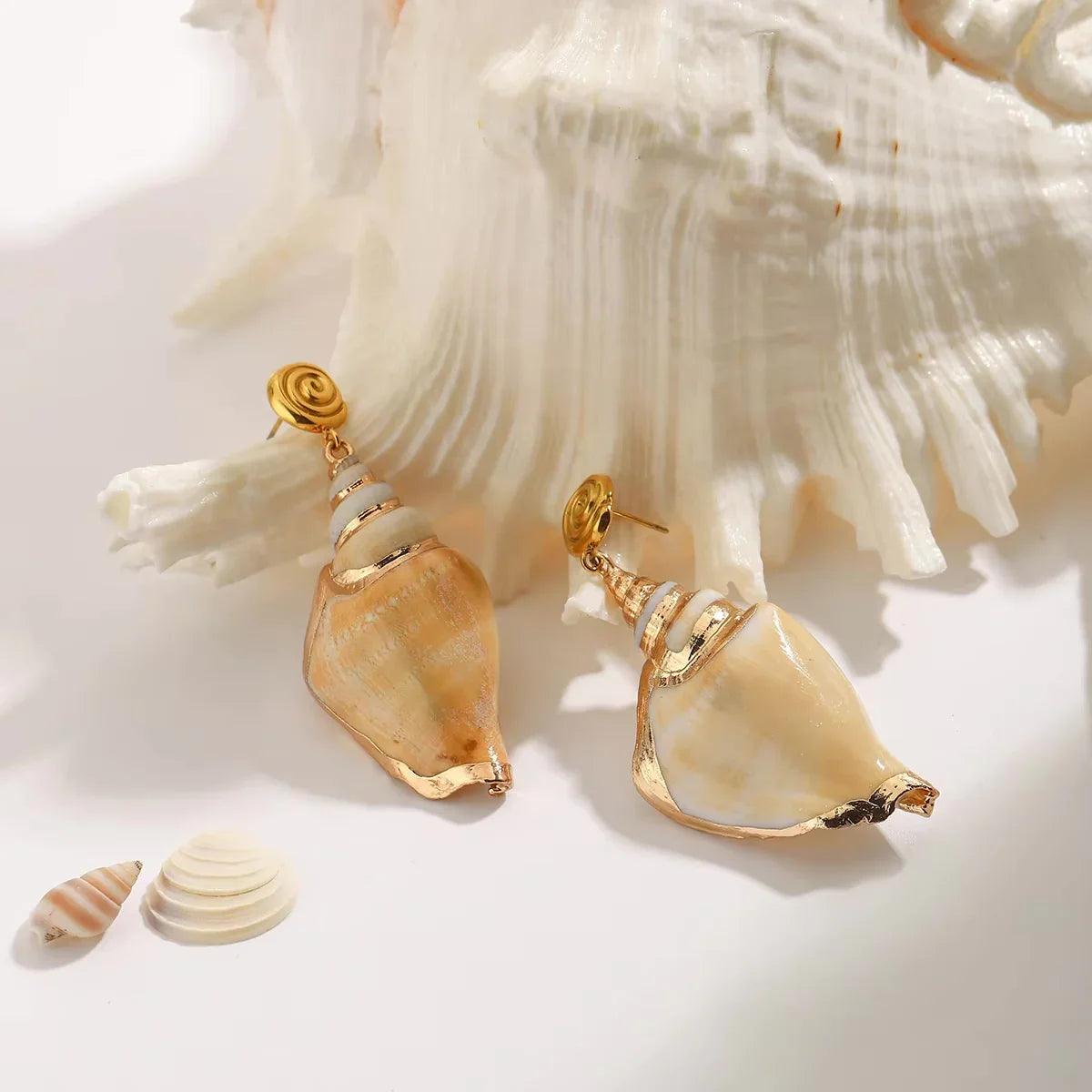 [ElanLuxe]Sabrina Seashell Earrings