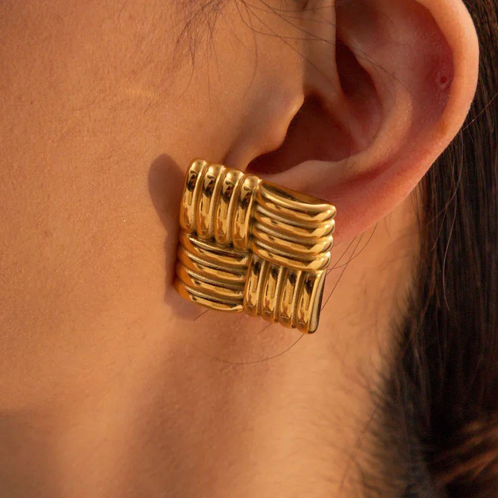 [ElanLuxe]Cindy Gold Earrings