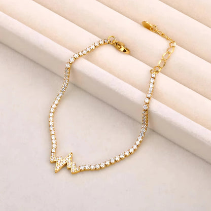 [ElanLuxe]Annette Diamond Pulse Bracelet