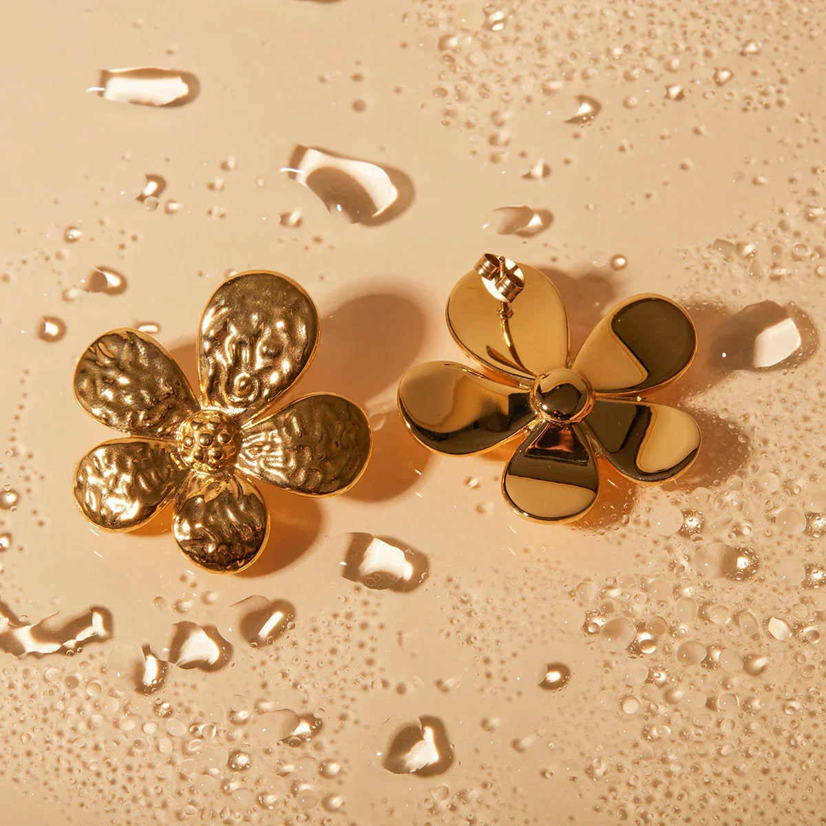 [ElanLuxe]Daisy Gold Earrings