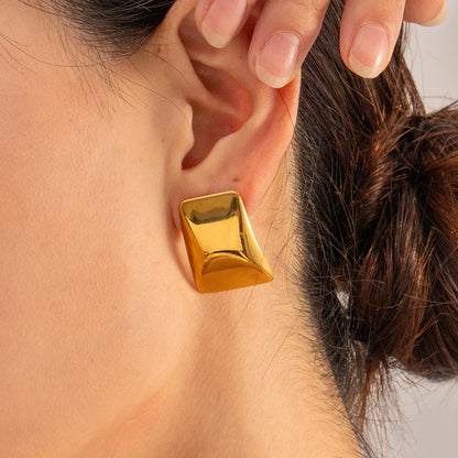 [ElanLuxe]Elsie Gold Earrings