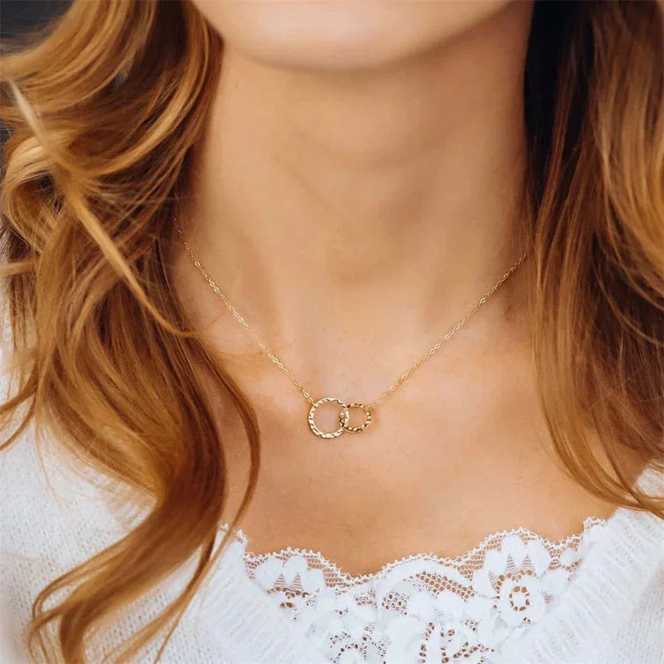 [ElanLuxe]Isabelle Gold Hoop Necklace