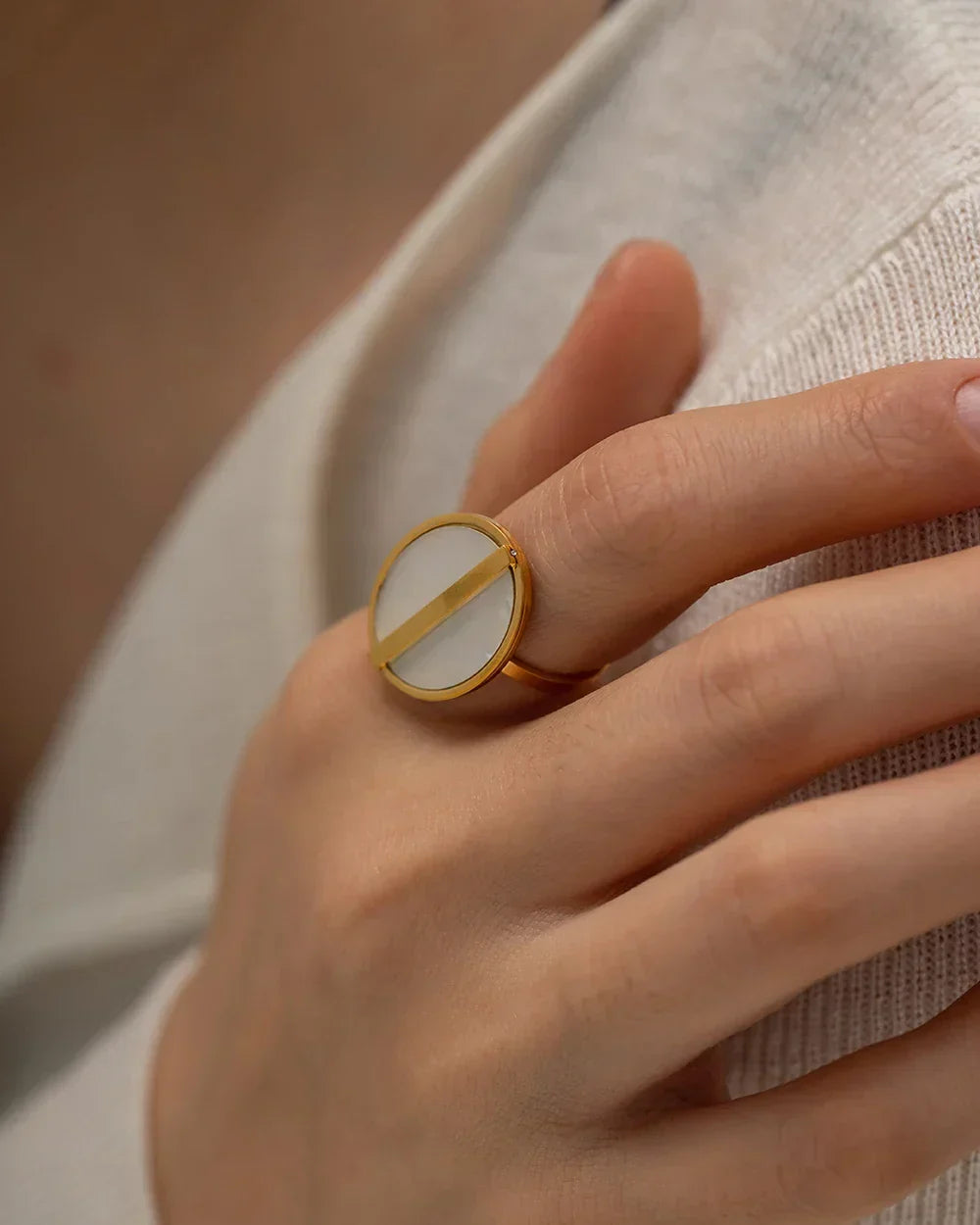 [ElanLuxe]Hadley Gold Ring