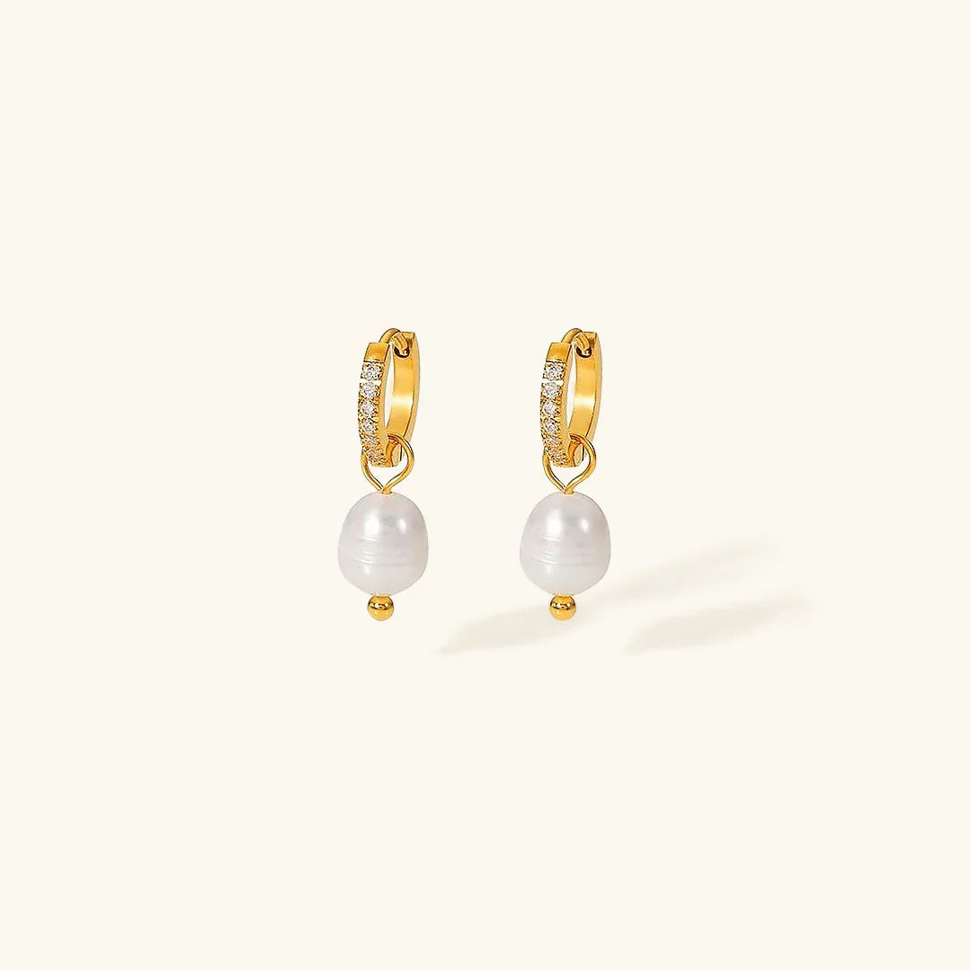 [ElanLuxe]Sara Pearl Earrings
