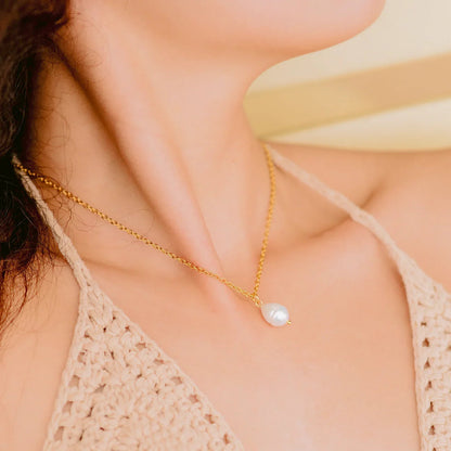 [ElanLuxe]Serenade Pearl Necklace