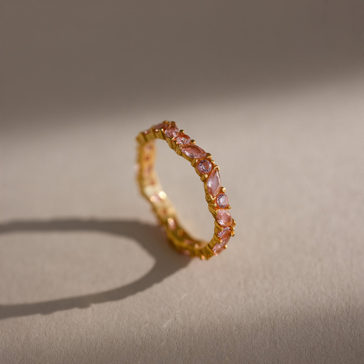 Staggered Marquise Birthstone Ring