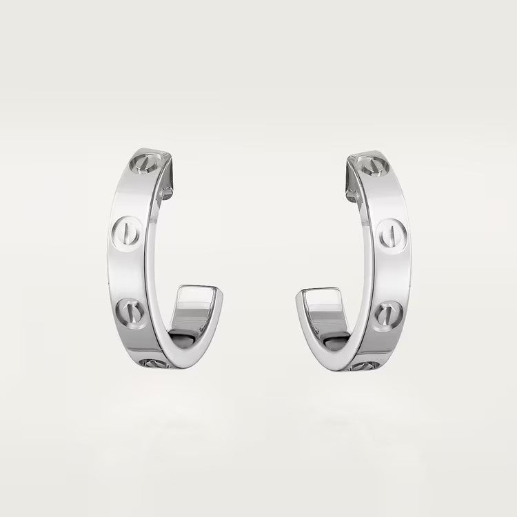[ElanLuxe Jewelry]LOVE EARRINGS 2.65 MM NO DIAMOND SMALL