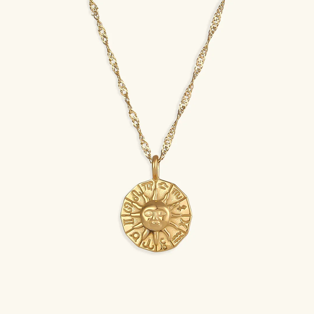 [ElanLuxe]Soleil Gold Necklace