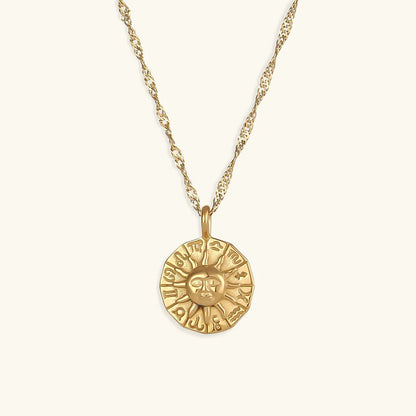 [ElanLuxe]Soleil Gold Necklace