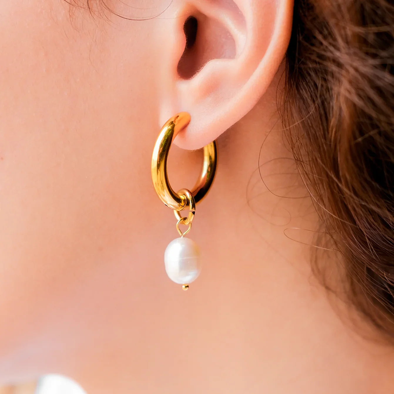 [ElanLuxe]Stella Pearl Earrings