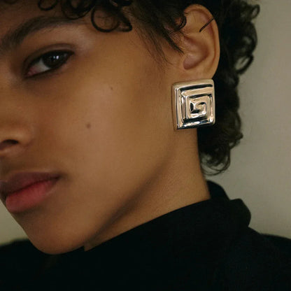 [ElanLuxe]Karina Gold Earrings