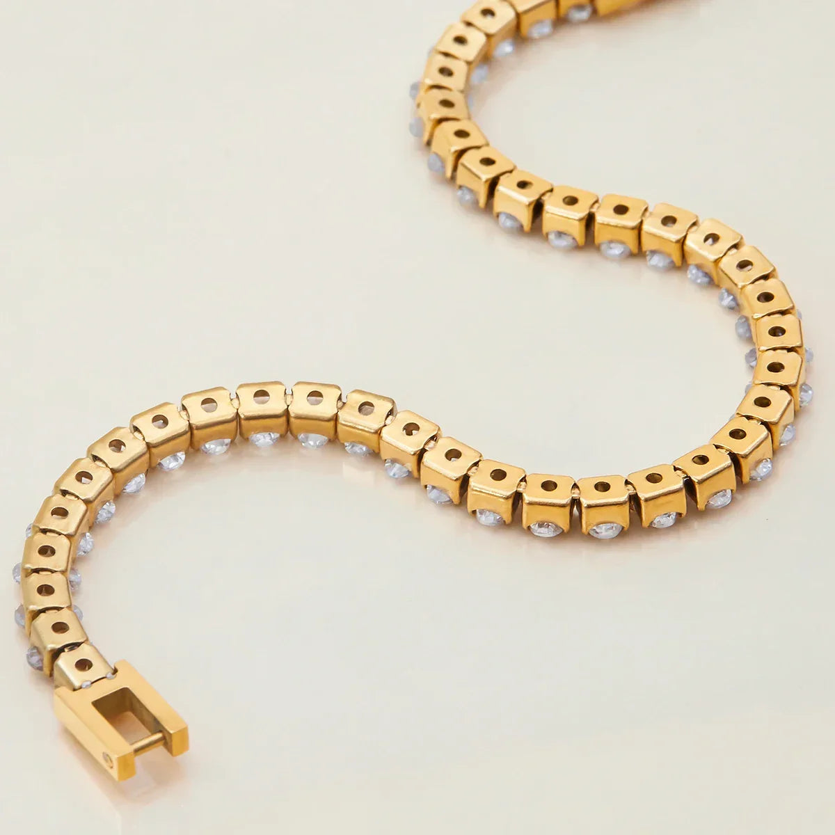[ElanLuxe]Avaria Oval Cut Tennis Bracelet