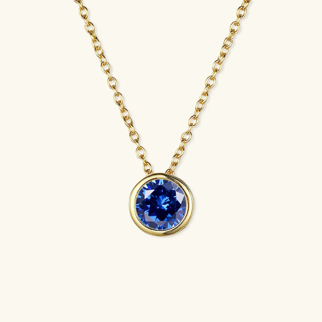 [ElanLuxe]Amelia Birthstone Necklace