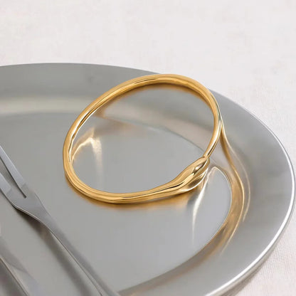 [ElanLuxe]Vinny Gold Bangle