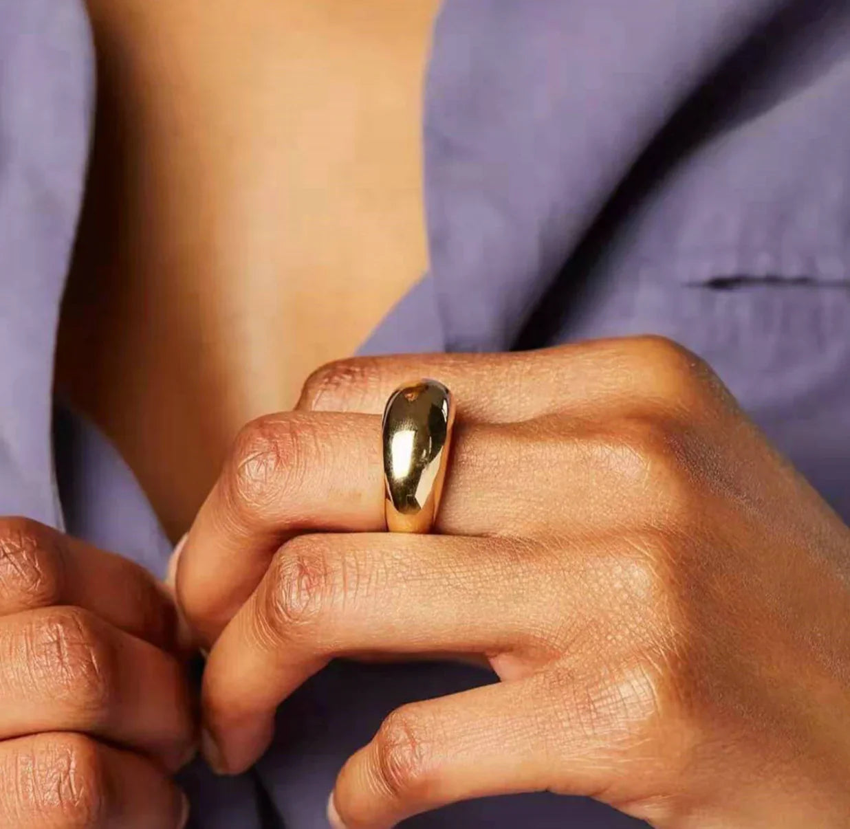 [ElanLuxe]Anna Gold Ring