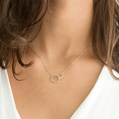 [ElanLuxe]Isabelle Gold Hoop Necklace