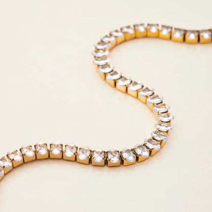 [ElanLuxe]Avaria Oval Cut Tennis Bracelet