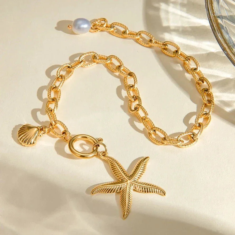 [ElanLuxe]Atlantis Freshwater Pearl Bracelet