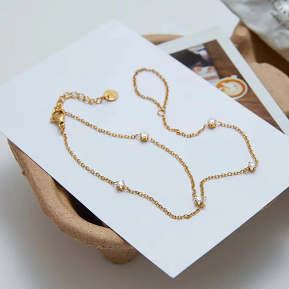 [ElanLuxe]Cressida Diamond Hand Chain