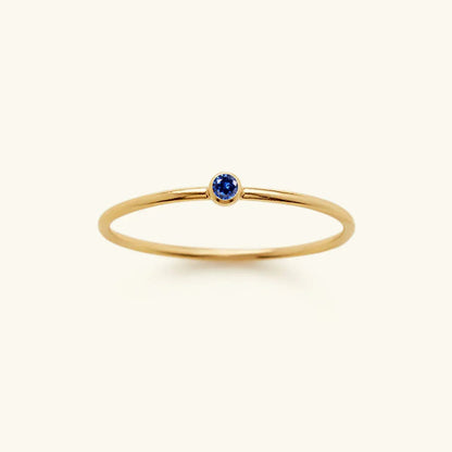 [ElanLuxe]Amelia Birthstone Stacker Ring