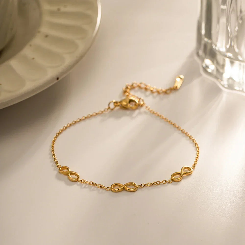 [ElanLuxe]Everlasting Gold Bracelet