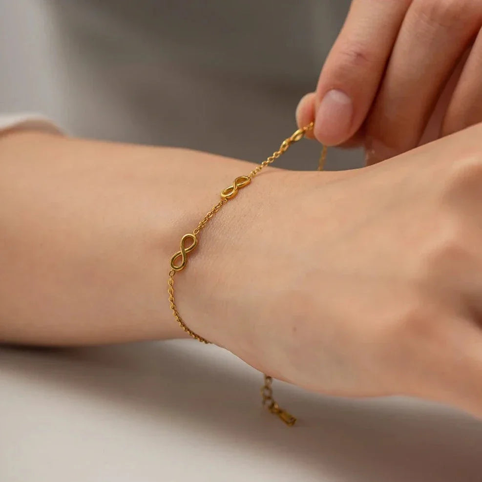[ElanLuxe]Everlasting Gold Bracelet
