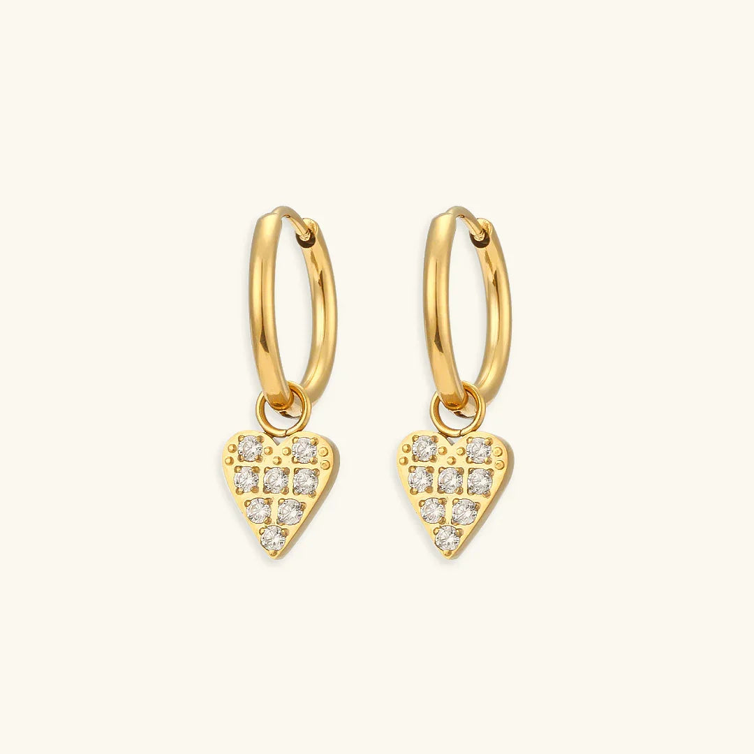 [ElanLuxe]Margaret Gold Earrings