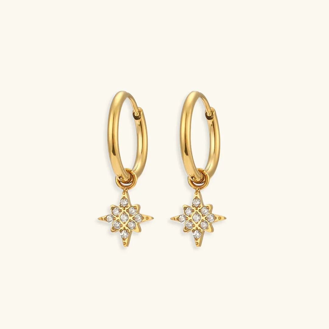 [ElanLuxe]Margaret Gold Earrings