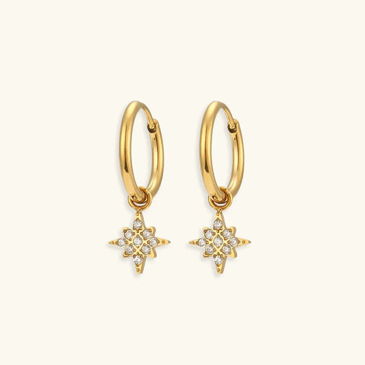 [ElanLuxe]Margaret Gold Earrings