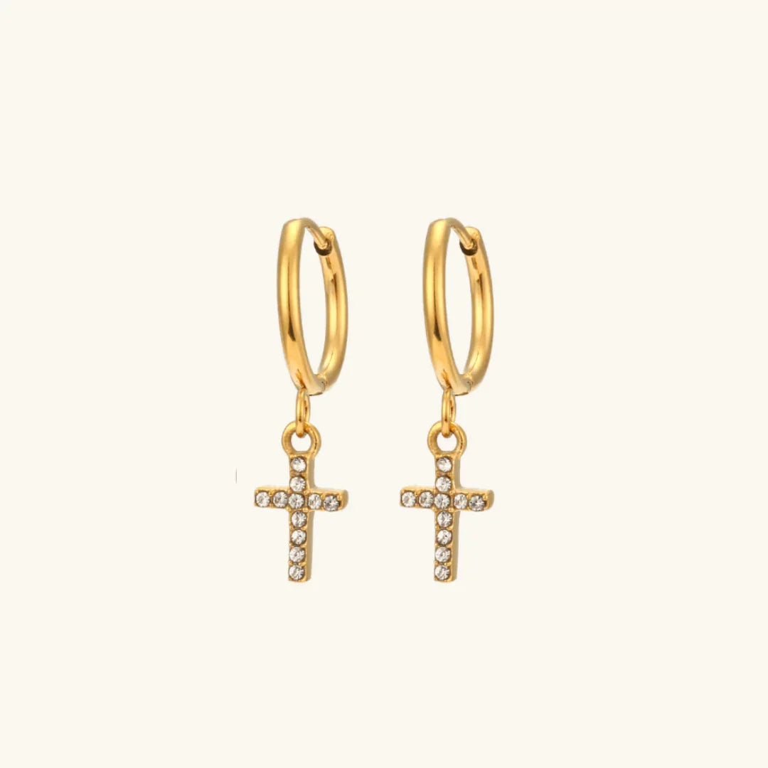 [ElanLuxe]Margaret Gold Earrings