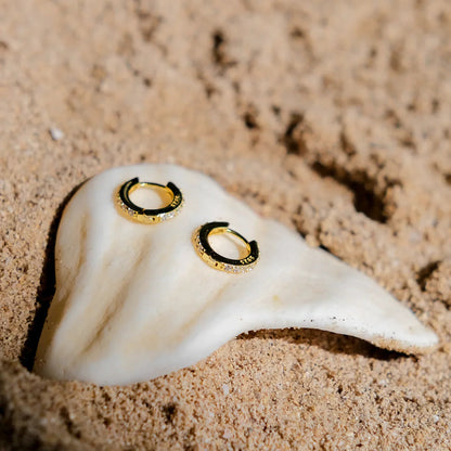 [ElanLuxe]Terra Huggie Earrings