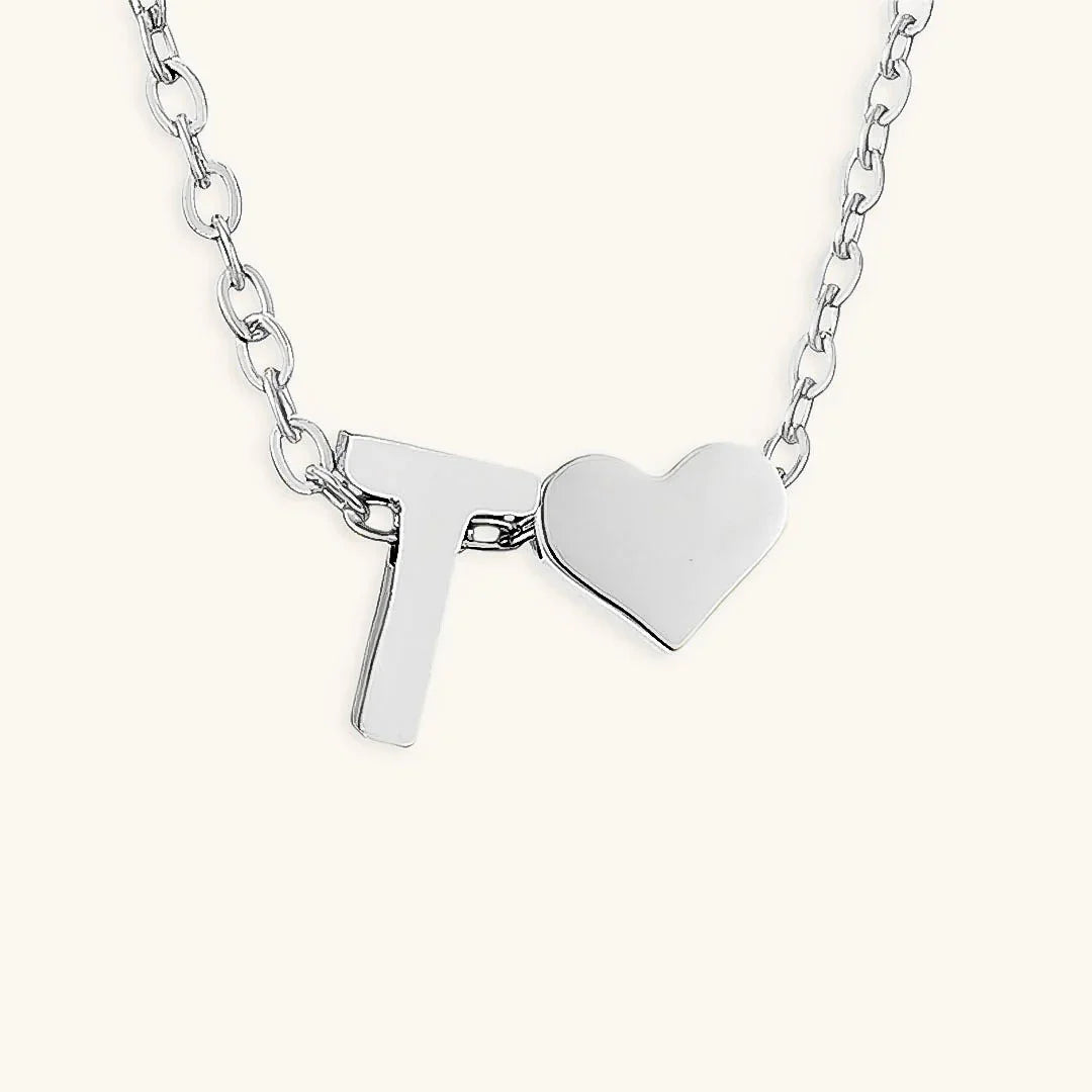 [ElanLuxe]Ria Initial Letter Gold Necklace