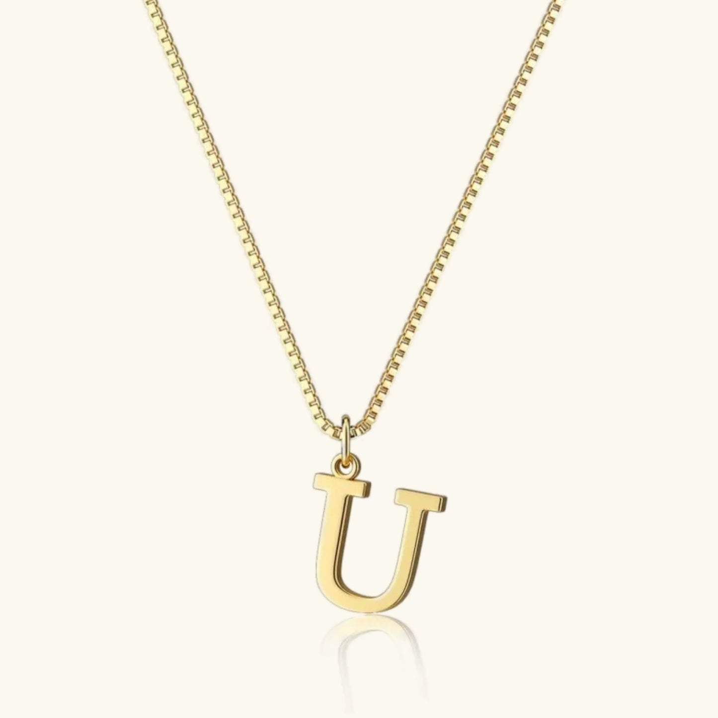 [ElanLuxe]Therese Letter Initial Gold Necklace