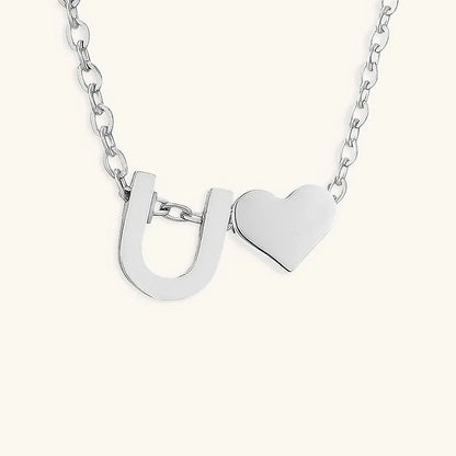 [ElanLuxe]Ria Initial Letter Gold Necklace