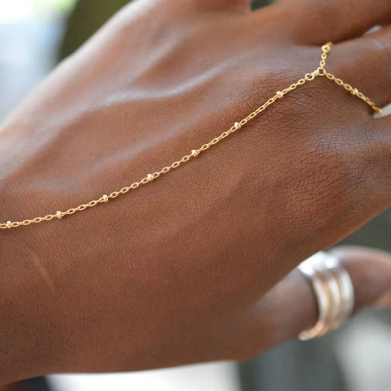 [ElanLuxe]Evelyne Gold Chain Bracelet