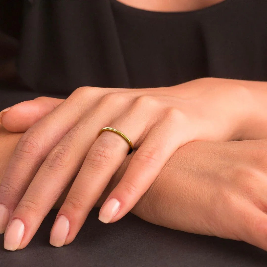 [ElanLuxe]Sage Gold Ring