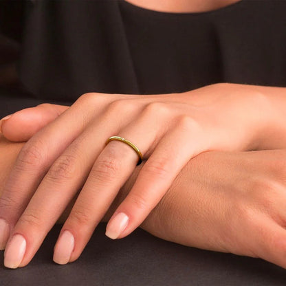 [ElanLuxe]Sage Gold Ring