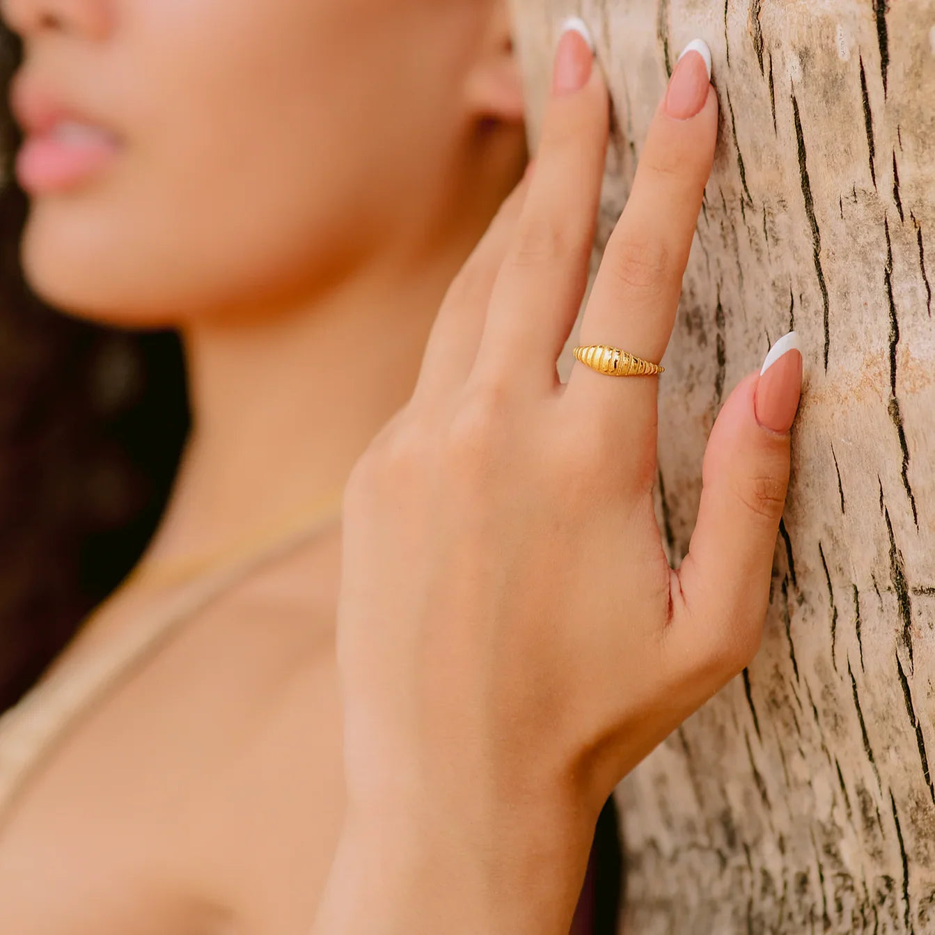 [ElanLuxe]Venn Gold Ring