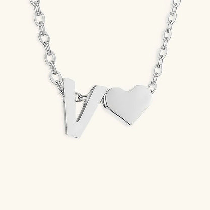 [ElanLuxe]Ria Initial Letter Gold Necklace