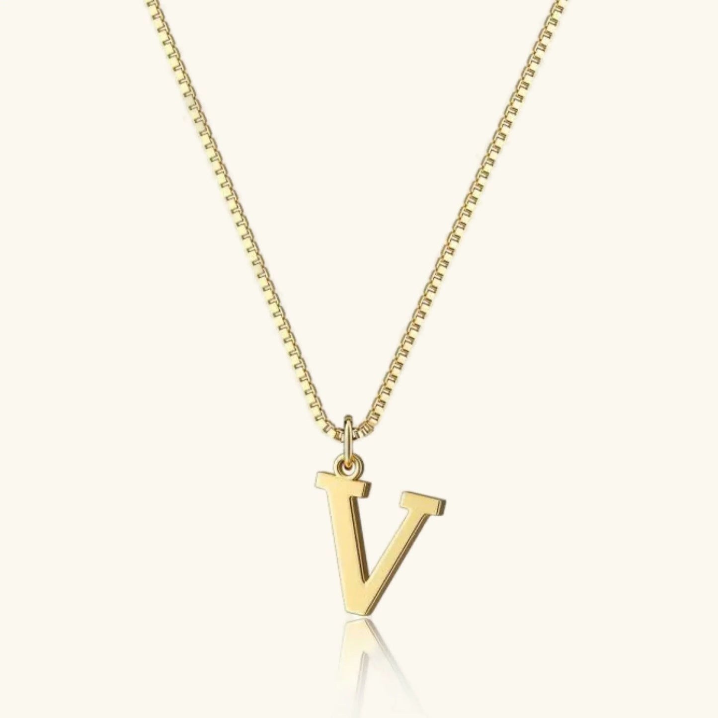 [ElanLuxe]Therese Letter Initial Gold Necklace