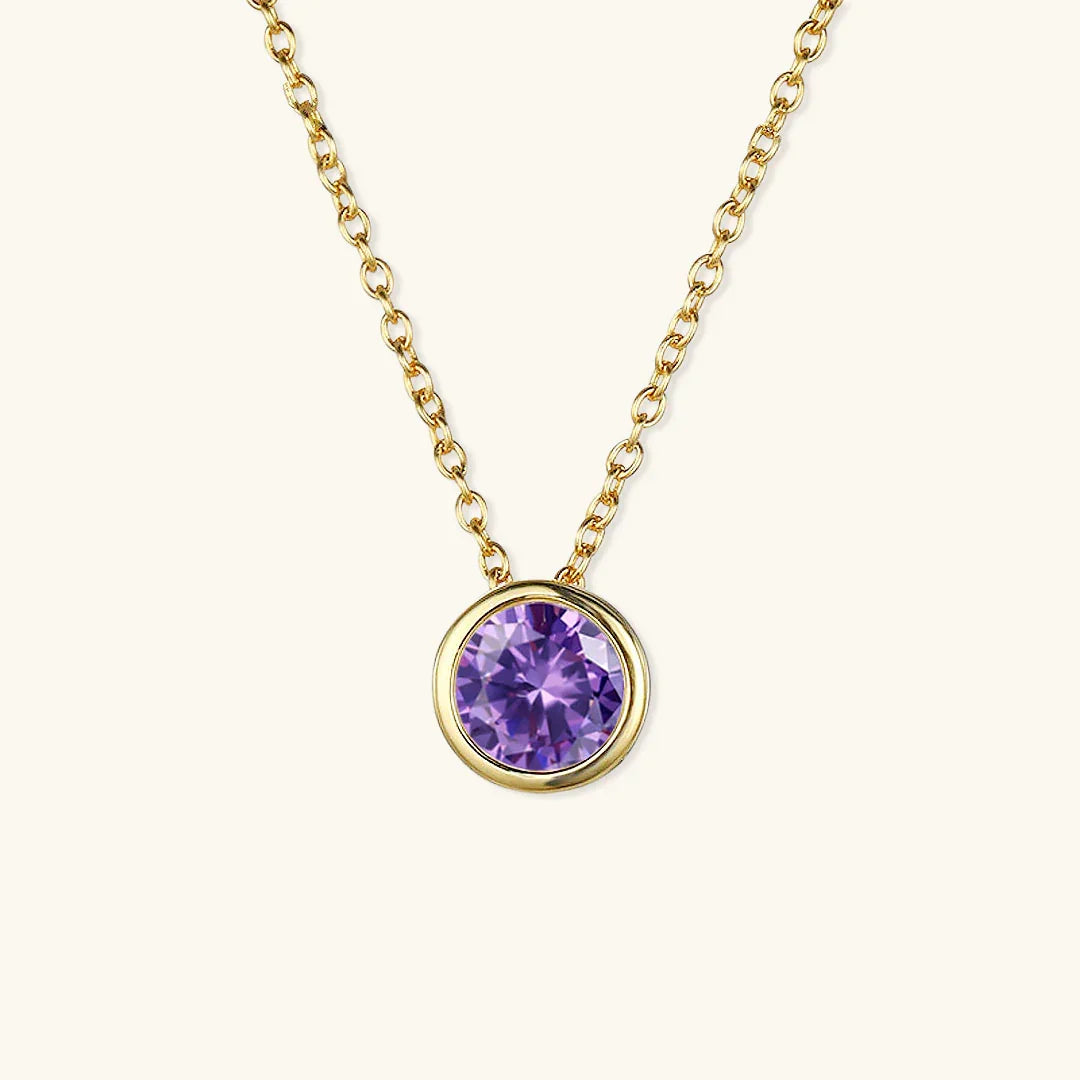 [ElanLuxe]Amelia Birthstone Necklace