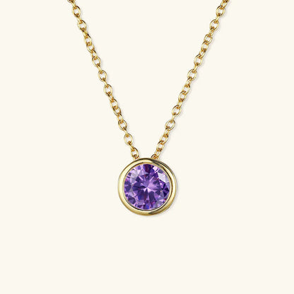 [ElanLuxe]Amelia Birthstone Necklace